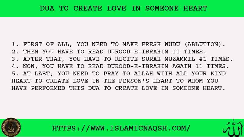 5 Amazing Dua To Create Love In Someone Heart - Islamic Naqsh