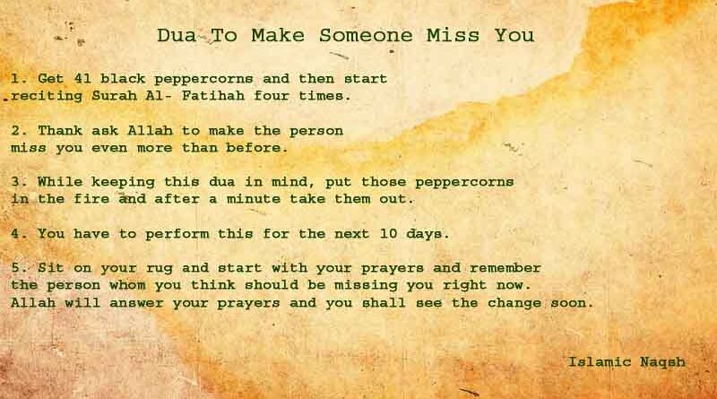5 Amazing Dua To Make Someone Miss You