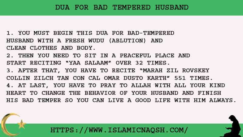 4 Strong Dua For Bad Tempered Husband