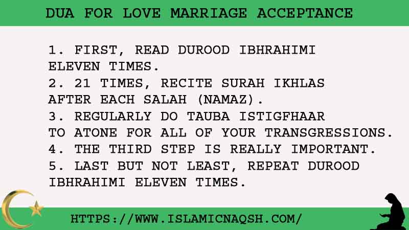 5 Best Dua For Love Marriage Acceptance