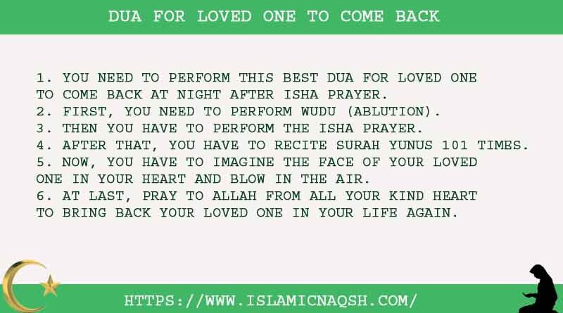 6 Tested Dua For Loved One To Come Back