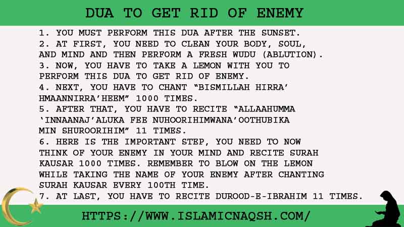 7 Strong Dua To Get Rid of Enemy