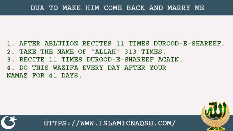 4 Powerful Dua To Make Him Come Back And Marry Me