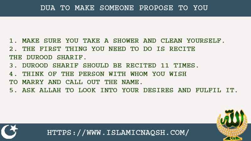 5 Amazing Dua To Make Someone Propose To You