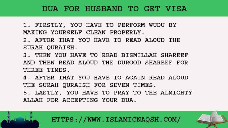 5 Powerful Dua For Husband To Get Visa