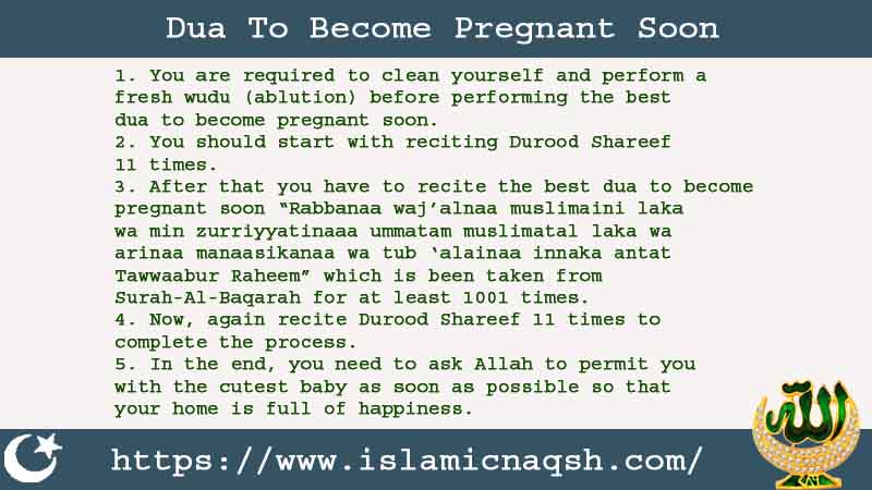 5 Best Dua To Become Pregnant Soon