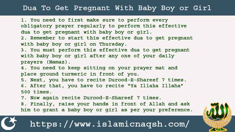 8 Tested Dua To Get Pregnant With Baby Boy or Girl