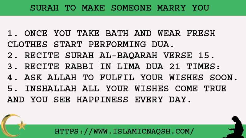 5 Strong Surah To Make Someone Marry You