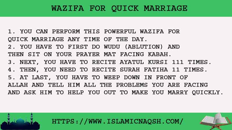 5 Genius Wazifa For Quick Marriage