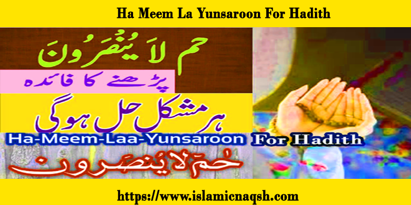 Ha Meem La Yunsaroon For Hadith